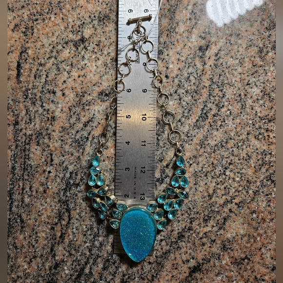 Turquois Statement Necklace - Picture 14 of 14